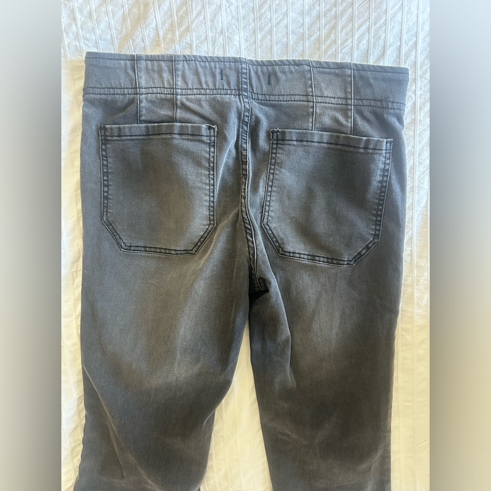 Free People Washed Black Float On Flare Jeans (31) - Picture 6 of 7